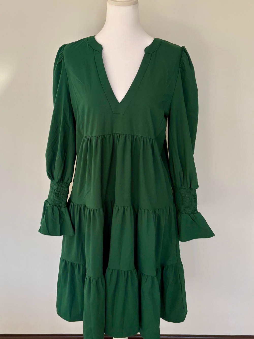 Pomander Place Emerald Green Kenzo Dress